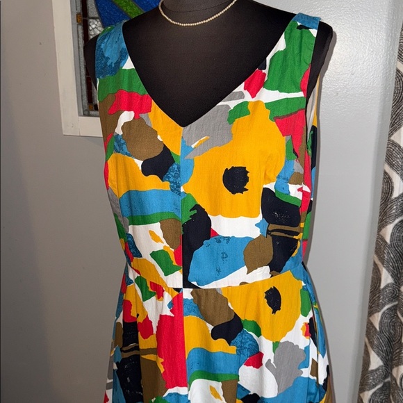 Emily & Fin Margot Midi Dress SZ Large - Picture 3 of 8